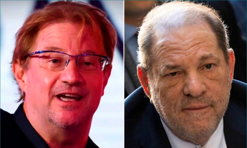 En la imagen Andrés Roemer, a la izquierda, y el ex productor de cine, Harvey Weinstein, a la derecha. Fotos: El Universal