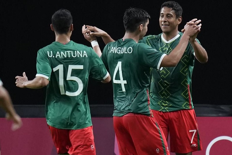 México goleó 3-0 a Sudáfrica y clasificó a los Cuartos de Final de los Juegos Olímpicos Tokio 2020. (Especial)