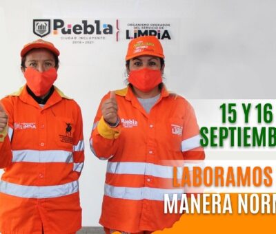 El Organismo Operador del Servicio de Limpia del Ayuntamiento de Puebla