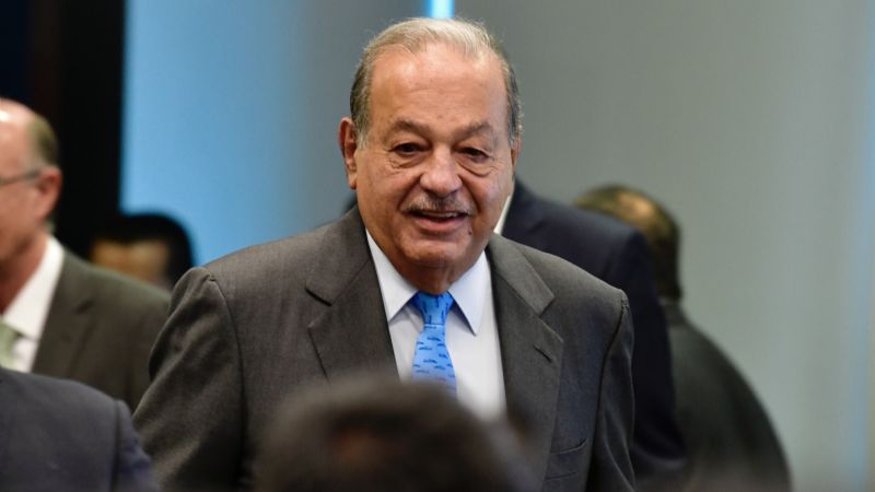 El empresario Carlos Slim . Foto: Benjamín Flores