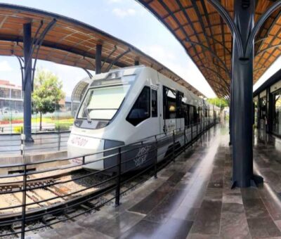 El tren turístico Puebla-Cholula. Foto: https://www.corazondepuebla.com.mx/