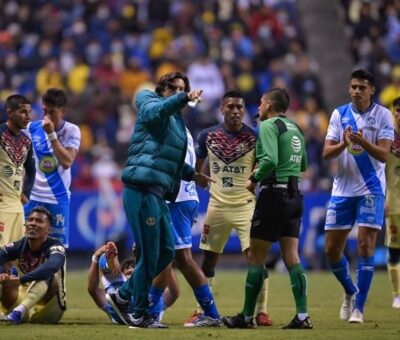 Fue la primera expulsión de Solari en el futbol mexicano. Crédito: Mexsport