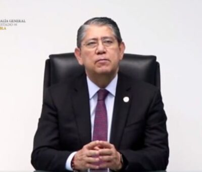 El fiscal de Puebla, Gilberto Higuera Bernal . Foto: Fiscalía de Puebla