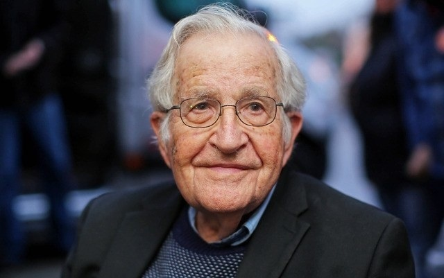 El filósofo estadunidense Noam Chomsky. Foto AFP / Archivo