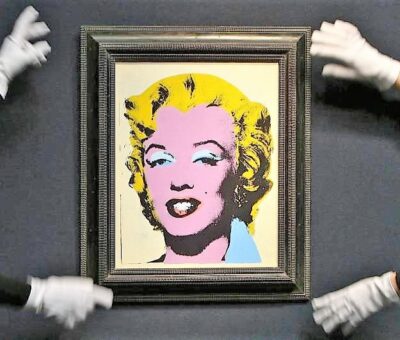 Retrato de Marilyn Monroe por Andy Warhol. GETTY IMAGES