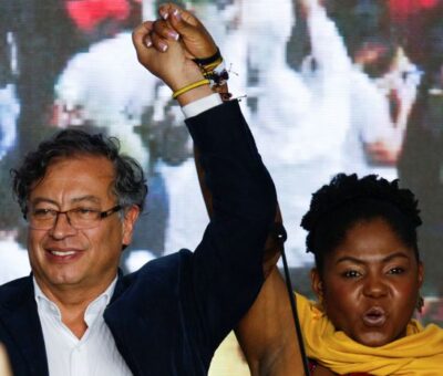 El candidato ganador, Gustavo Petro, y su 'número dos', Francia Márquez .REUTERS