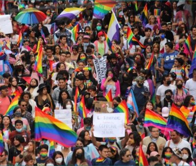 Así fue la Marcha del Orgullo Puebla 2022. FOTO: Agencia Es Imagen