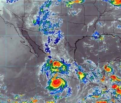 El fenómeno provocará lluvias en zonas de Ciudad de México, Guanajuato, Morelos, Puebla, Tabasco y Veracruz", indicó la Comisión Nacional del Agua. (Especial)