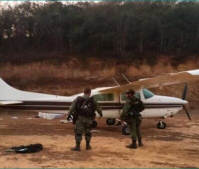 En los últimos 37 días, la Sedena y la Fuerza Aérea Mexicana (FAM) han asegurado tres aeronaves con más de una tonelada de droga. (Especial)
