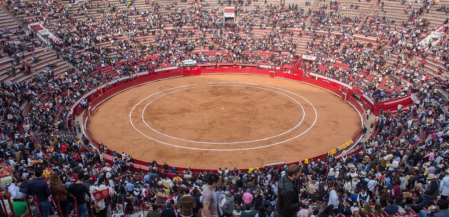 Vista de la Plaza de Toros en la Ciudad de México el 10 de dic. de 2021. DAVID POLO / CUARTOSCURO