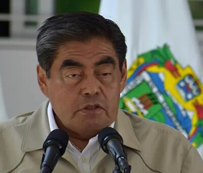 Puebla tiene rangos de seguridad pública permisibles para poder vivir mucho mejores que en muchos estados de la república”, dijo Barbosa. Foto / Agencia Enfoque