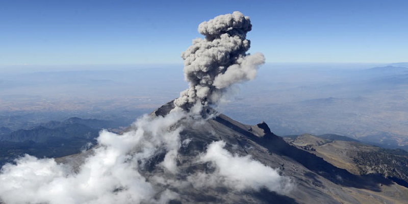 Volcán Popocatépetl. Foto Gobierno de la República.