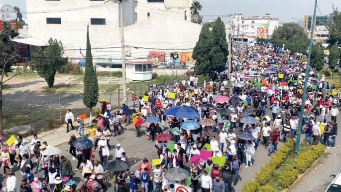 San Martín Texmelucan: Tianguistas advierten de un polvorín social. Descontento y protestas. Riesgo latente. Foto: Cortesía