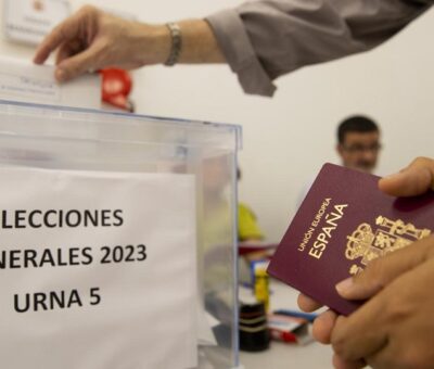 Vista de las urnas en España. Foto: EFE/ Orlando Barría
