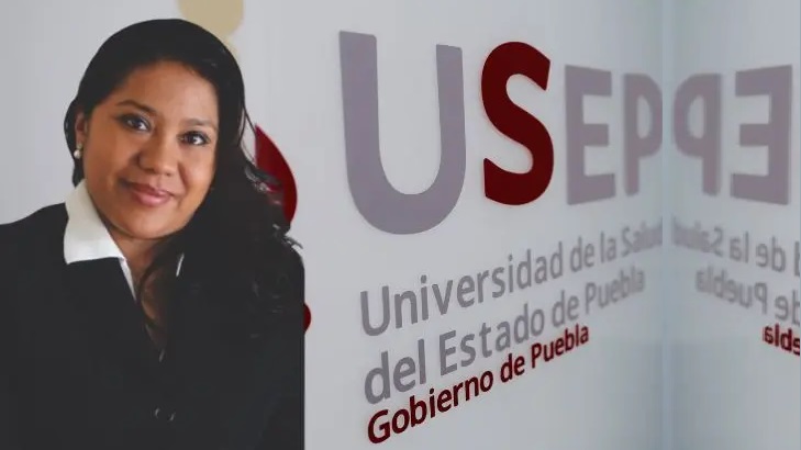 Fabiola Arenas llega a USEP con diploma falso del ITESM. Foto / Especial