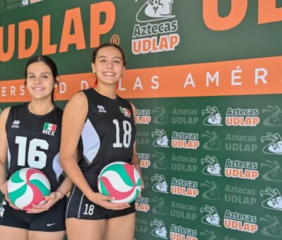 Las Aztecas regresan de los mundiales de voleibol. (Especial)