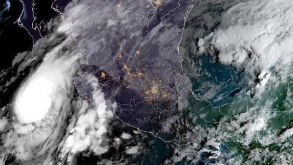 El centro del ciclón fue ubicado las 09H00 (hora local) a 260 kilómetros al oeste-suroeste de Cabo Corrientes. | Foto: NOOA