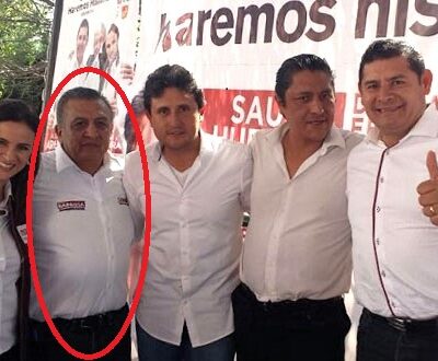 El ex diputado del PRI llevado a Morena, junto a finísimas personas del medio político local. (Archivo)