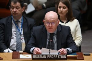 El representante permanente de Rusia ante la ONU, Vasili Nebenzia. Anthony Behar / Sipa USA / Legion-Media