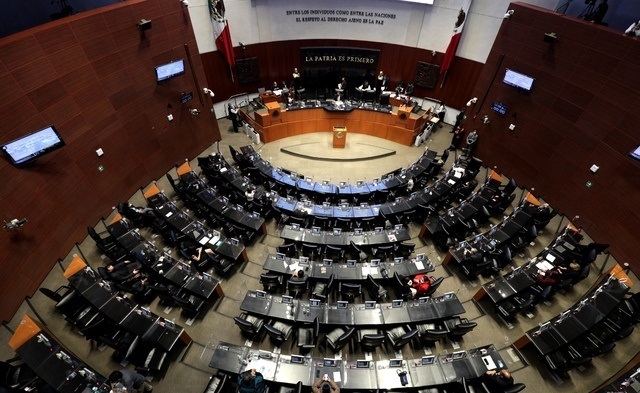 Sesión del Senado de la República. Foto Roberto García Ortiz / Archivo