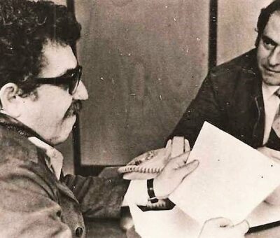 "A Gabriel García Márquez le conté el golpe de Estado en Chile". Foto: Archivo privado de Manuel Mejido