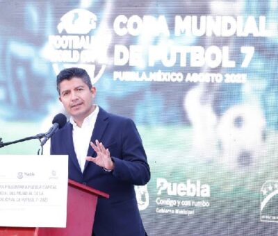 Eduardo Rivera Pérez, alcalde de Puebla, señaló que este evento de talla mundial generará una derrama económica importante en el municipio. (Especial)