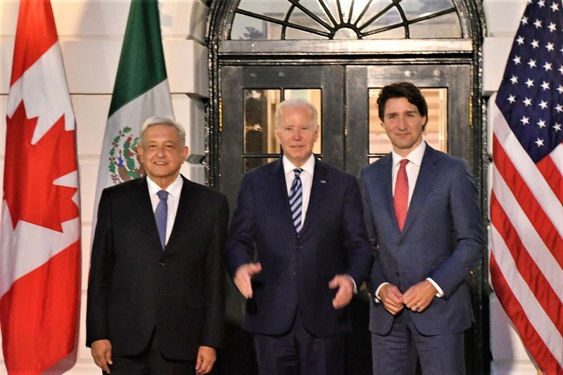 Encuentro entre Justin Trudeau, Joe Biden y Andrés Manuel López Obrador – EFE