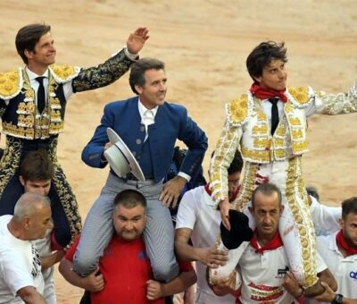 Gran festejo se vivió en Pamplona. Crédito: AFP