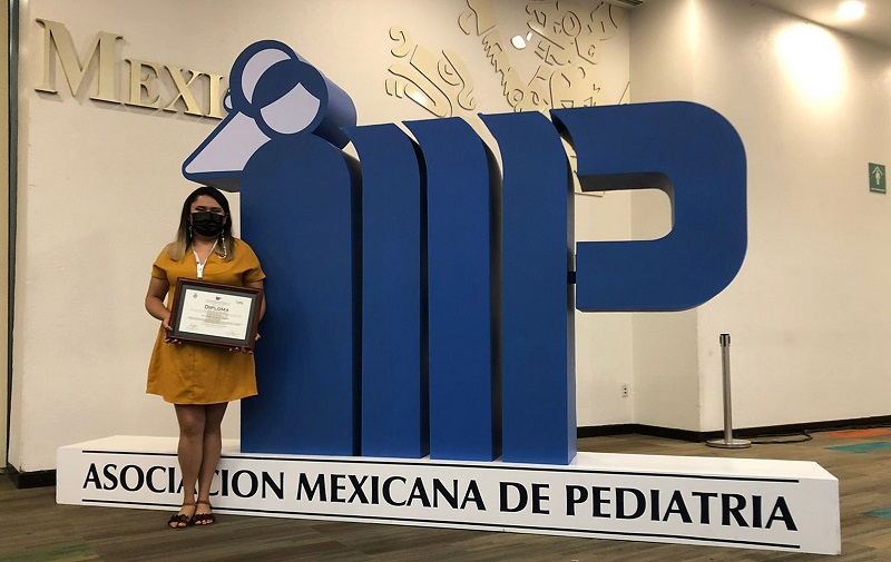 Otorgado por la Asociación Mexicana de Pediatría, con este galardón se premia al mejor trabajo expuesto en un congreso nacional o internacional. (Especial)