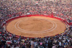 Vista de la Plaza de Toros en la Ciudad de México el 10 de dic. de 2021. DAVID POLO / CUARTOSCURO